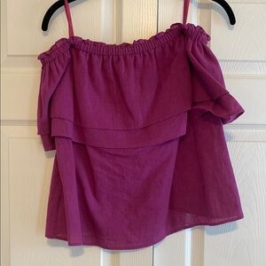 BCBG Off the Shoulder Top